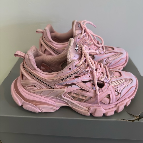 Balenciaga Track Sneakers In Pink